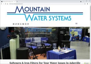 Website of Mountain Water Systems
